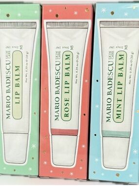 MARIO BADESCU Lip Balm Trio Set -NIB